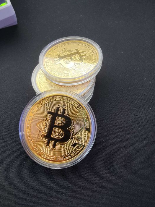 Monede Bitcoin BTC (criptomonede colecție)
