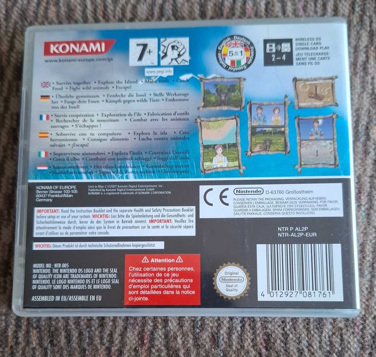 Nintendo DS - Lost in Blue 2 (Original, complet)