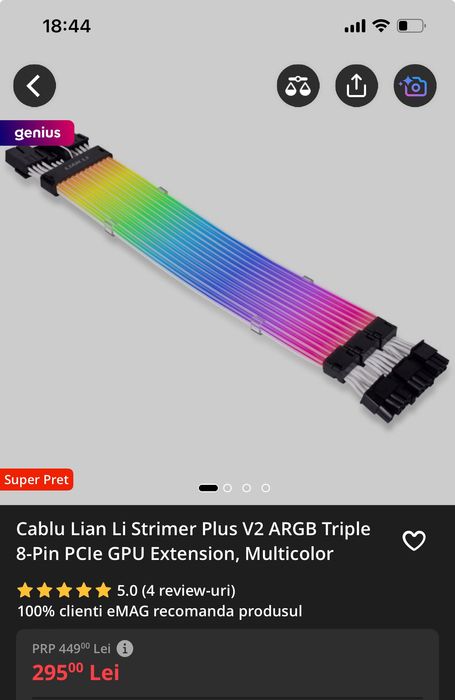 Lian Li Strimer Triple 8 pin GPU