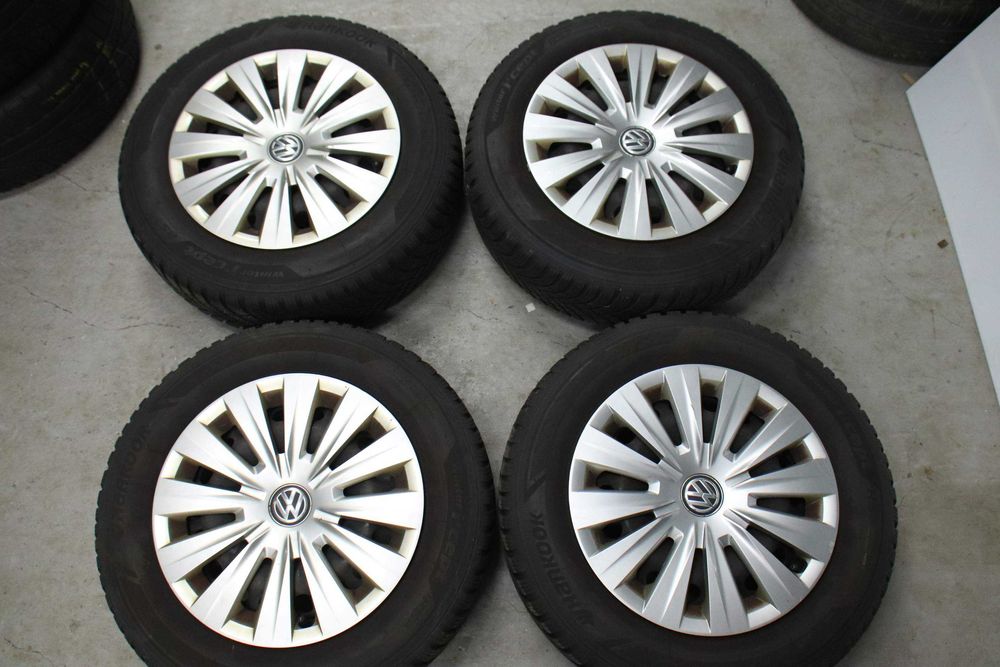 Jante tabla VW 15 inch 5x112 cu 195 65 15 iarna Golf Octavia Caddy