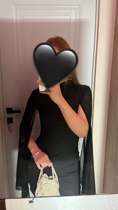 вечернее платье черный