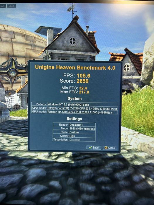 Геймърски Компютър / i7 8x3.90Ghz / 16GB RAM / RX570 8GB / 3TB