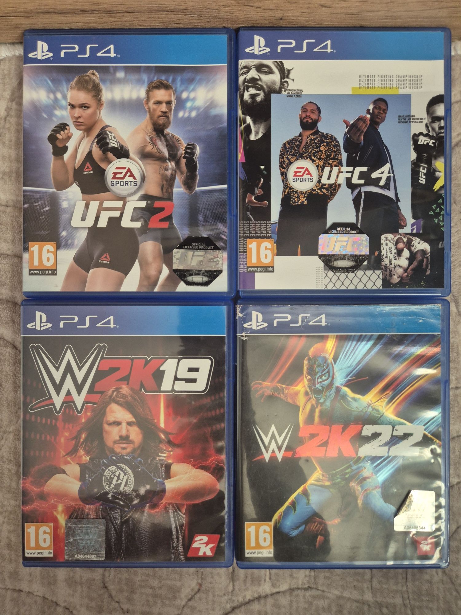 Игри на UFC и кеч за PS4