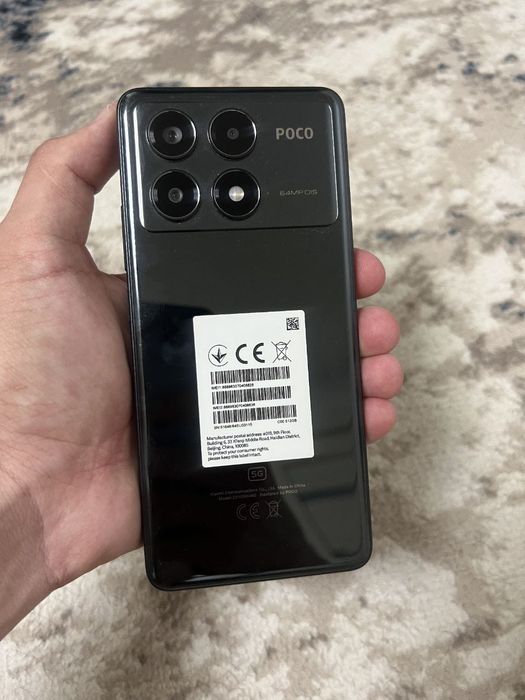 Poko X6 pro 12+12/512 gb pubg 120 fps