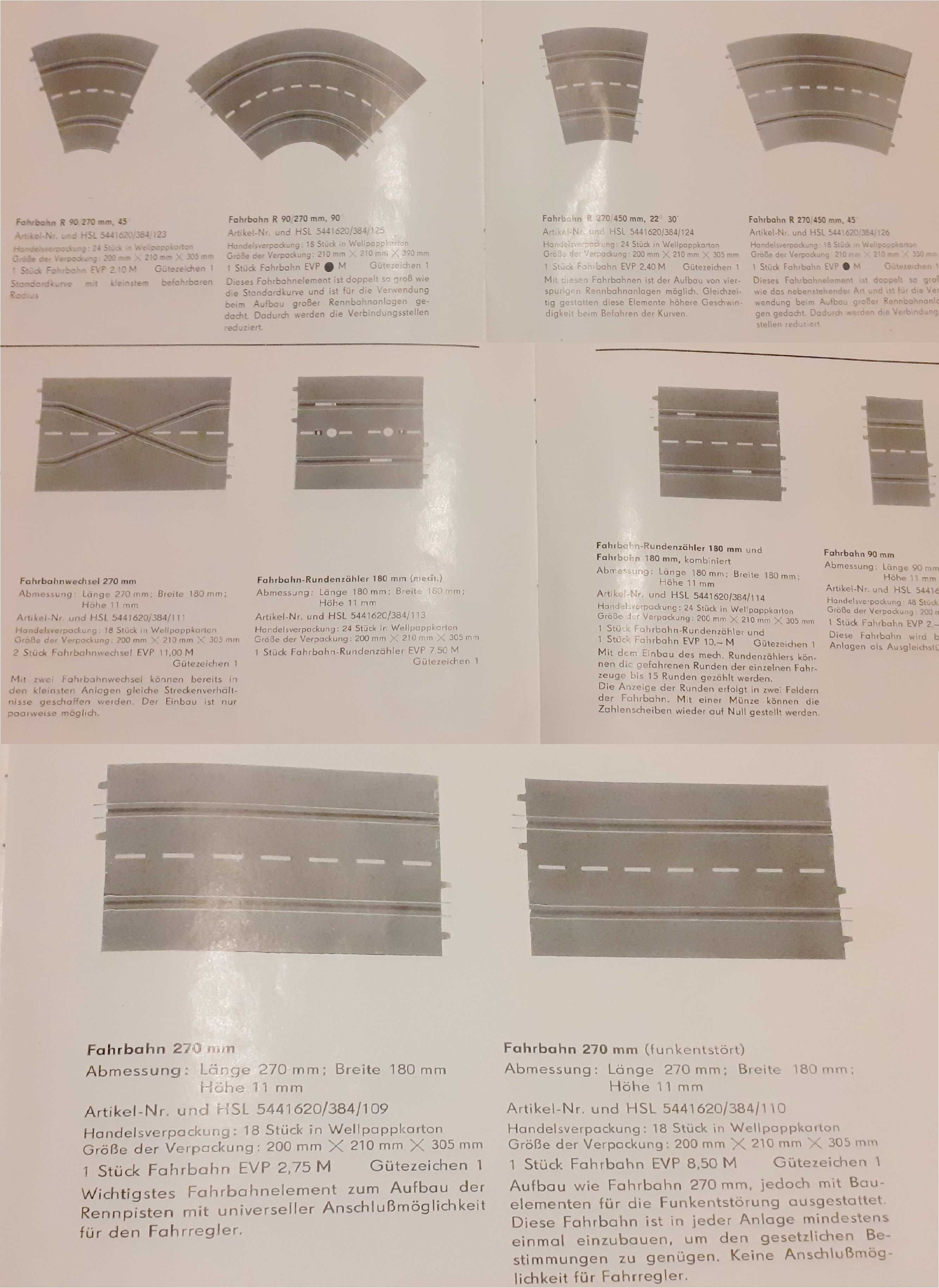 Продавам части за аутобан Rennbahn Prefo,детска играчка от 1970-80г