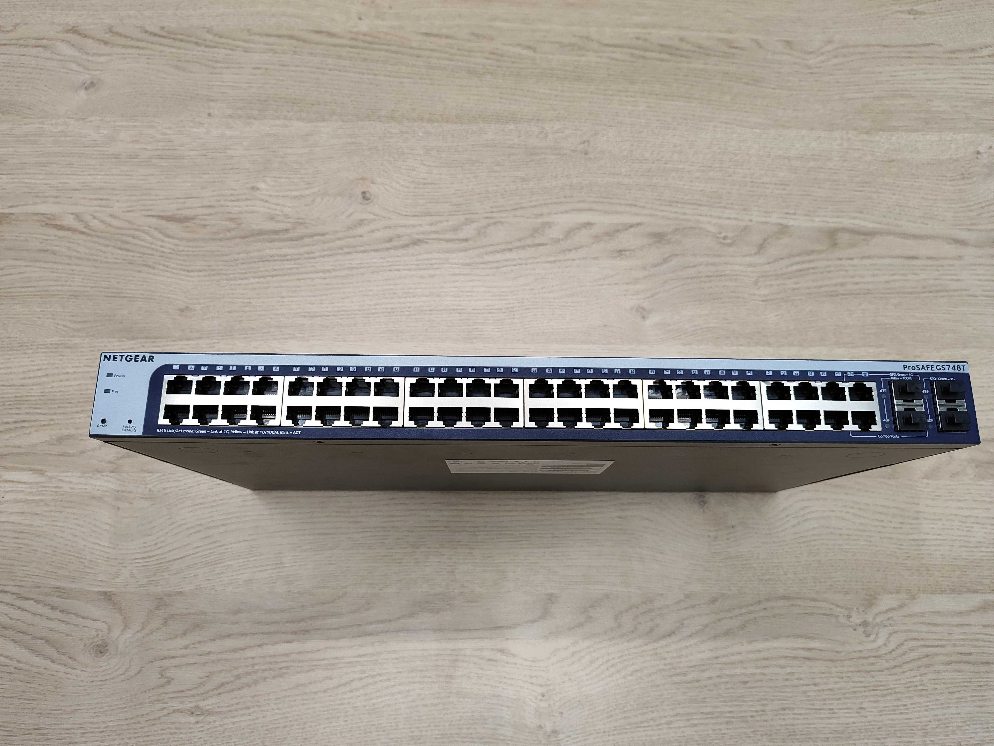 Switch Netgear GS748Tv5, 48 Port 1000Mbps, 4x SFP