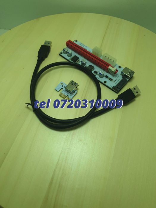 Riser Pciex Ver 008s 1x La 16x Cu Cablu De Date Usb 30 6 Pini  S