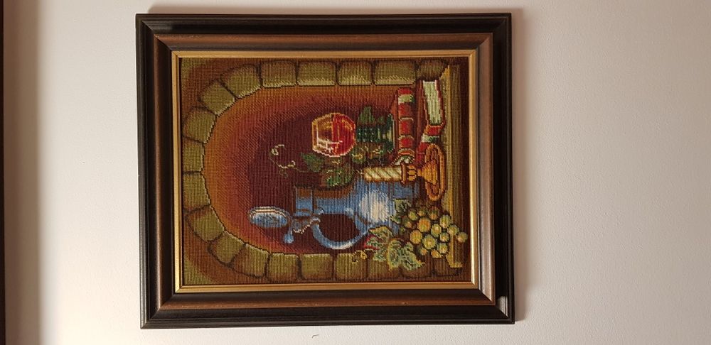 Tablou goblen Natura moarta cu sfesnic