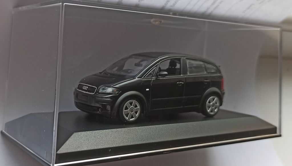 Macheta Audi A2 (8Z) 2000 negru - Minichamps 1/43