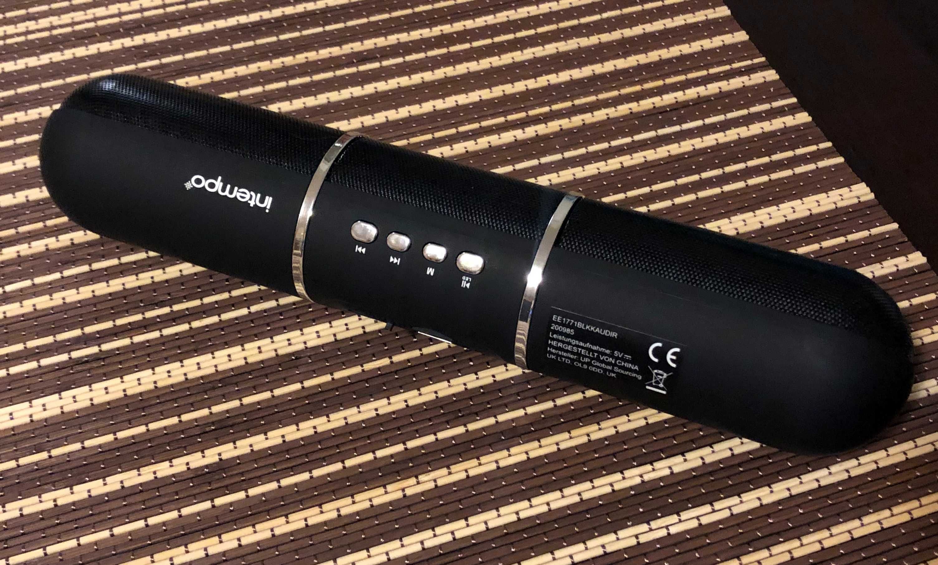 Boxa stereo Bluetooth INTEMPO cu lumini led - noua cutie