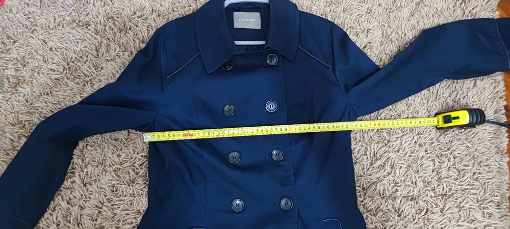 Trenci dama bleumarin