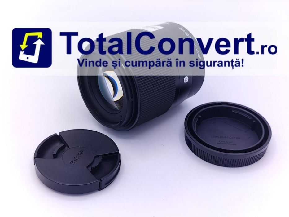 Obiectiv foto mirrorless Sigma 30mm f1.4, Garantie 24 luni | #D82629
