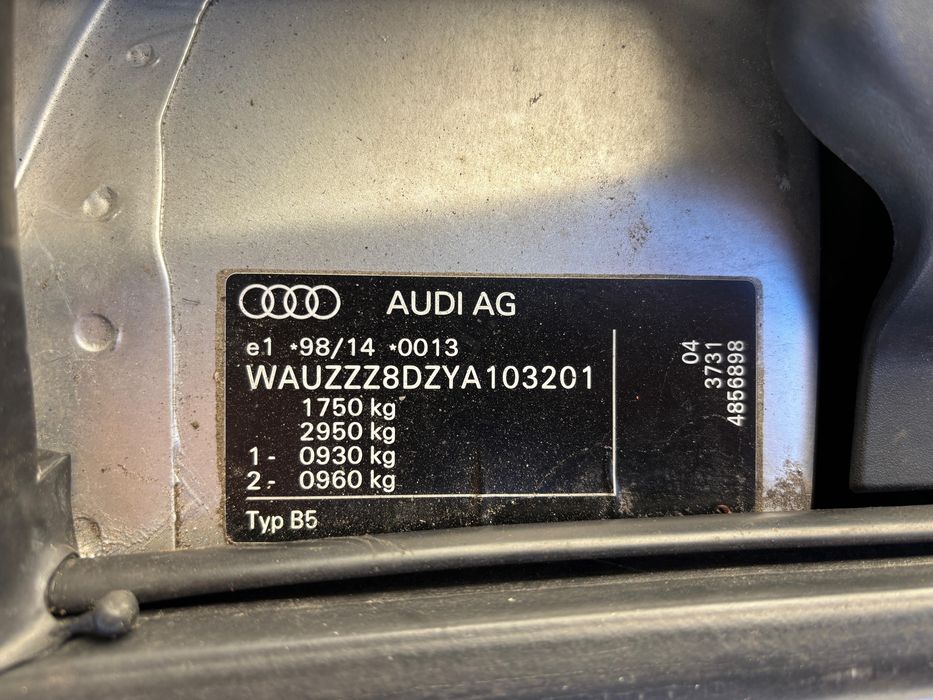Audi A4, 1.6 benzina, unic proprietar