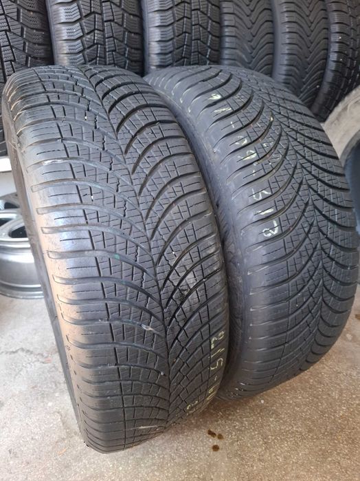 2 Всесезонни гуми Goodyear 215/60/16 ДОТ22 (безплатно поставяне)