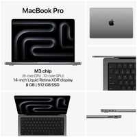 MacBook Pro 14‑inch M3 2023 Silver 8GB/512GB SSD