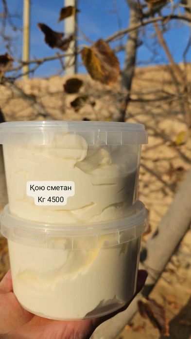 Қолдың таза сүт өнімдері сатылымда