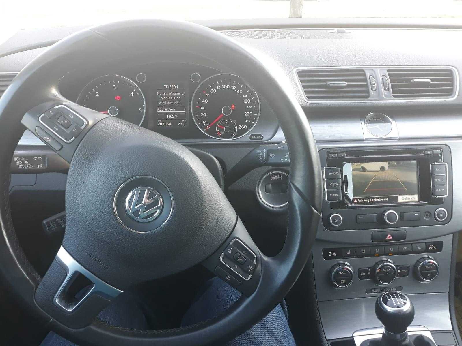 VW Passat 2.0 140 Cp,2012 Euro 5, Xenon, Navi,Full LED,pornire buton