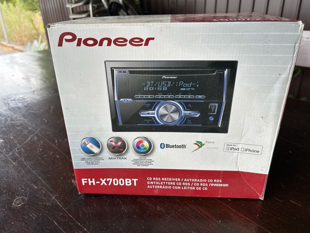 Двоен дин автомобилен плеър Pioneer FH-X700BT