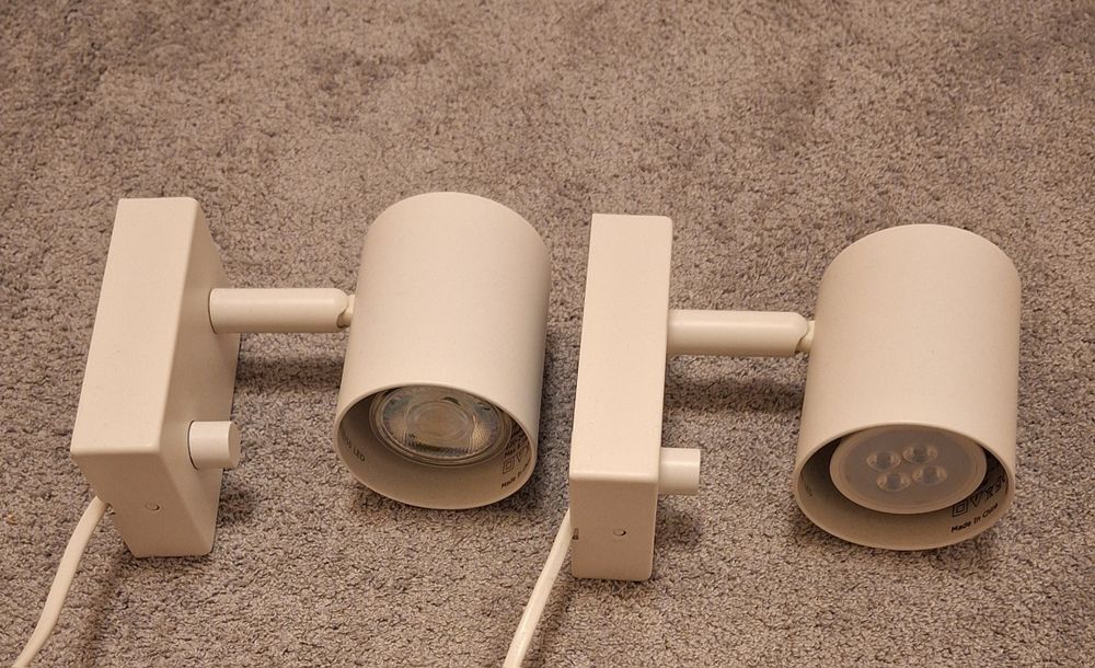 2 бр. стенна лампа за четене IKEA NYMANE