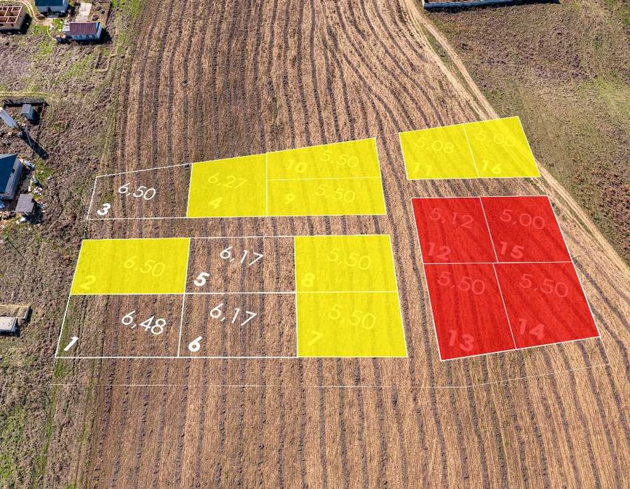 Участки от 5 соток в  Кемертоган с коммуникациями