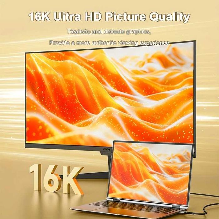 DP2.1b Ултра/Трансфер 16K-80Gbps Nvidia RTX5090 ALCLAP DP*2.1 4К/240Hz