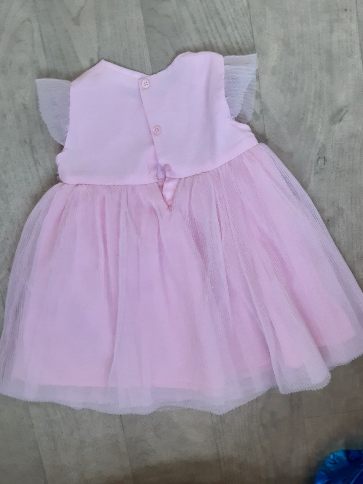 Бебешка розова рокля