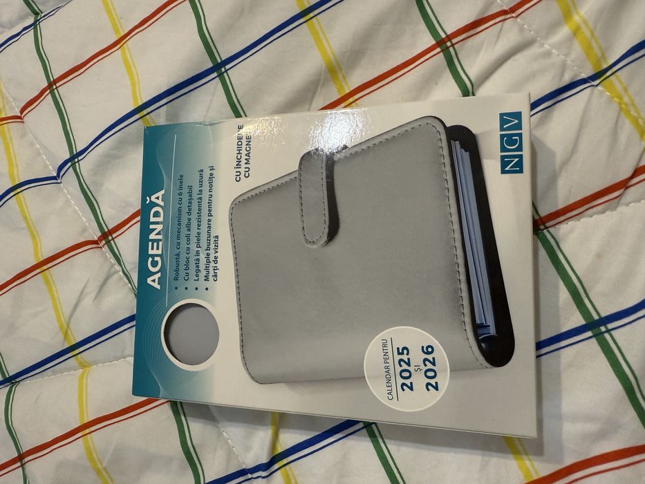 Agenda calendar 2025 si 2026 noua cu inchidere cu magnet