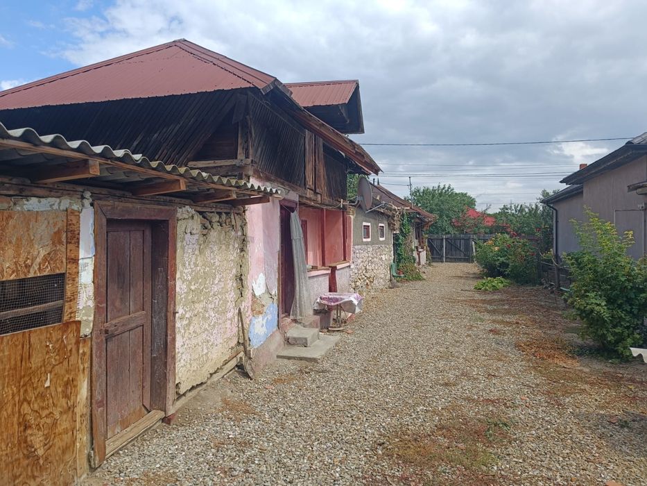 Vând casă cu curte