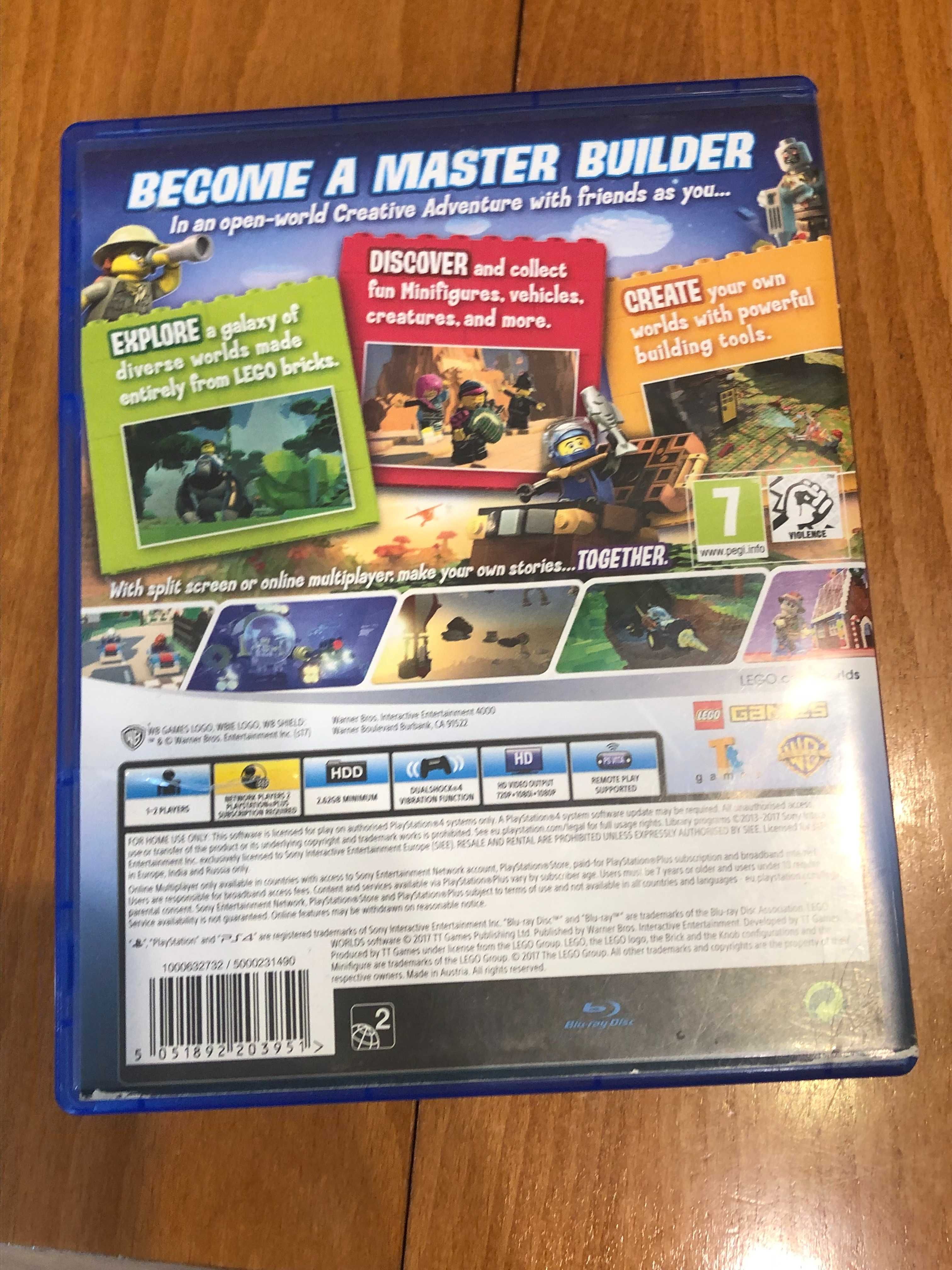 Игра   PS4 lego worlds