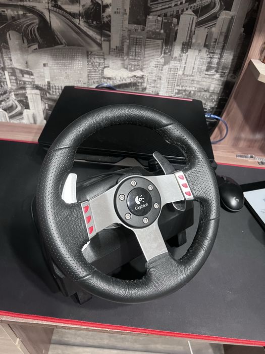 (ТОРГ) Игровой руль Logitech G27