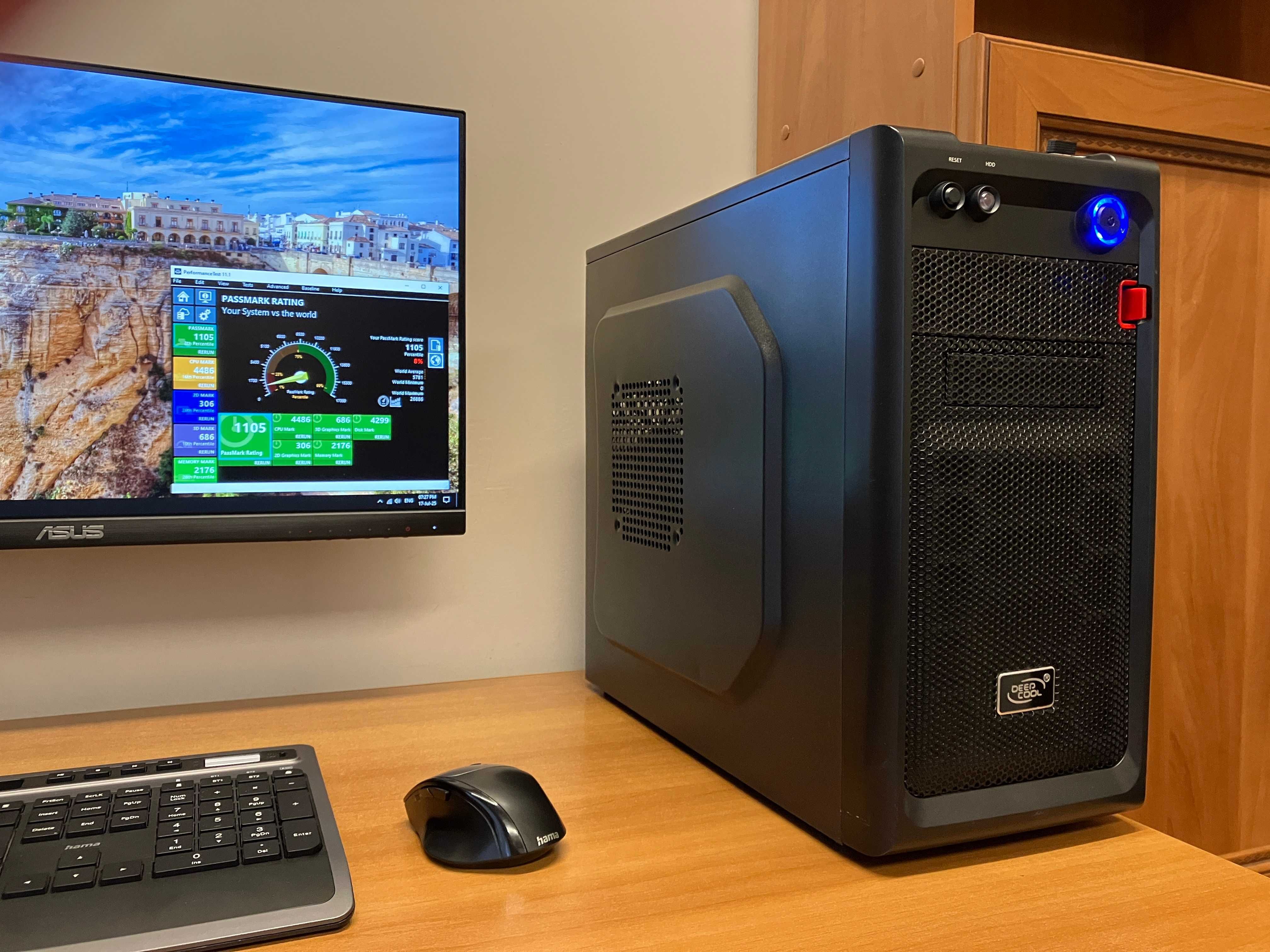 Настолен компютър / i3 7100 / 8GB RAM / Win10 pro