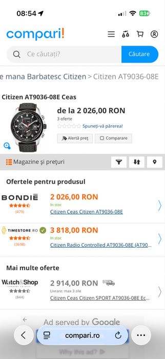 Citizen SPORT AT9036-08E Eco-Drive
