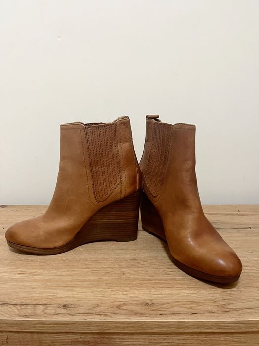 Боти естествена кожа Massimo Dutti