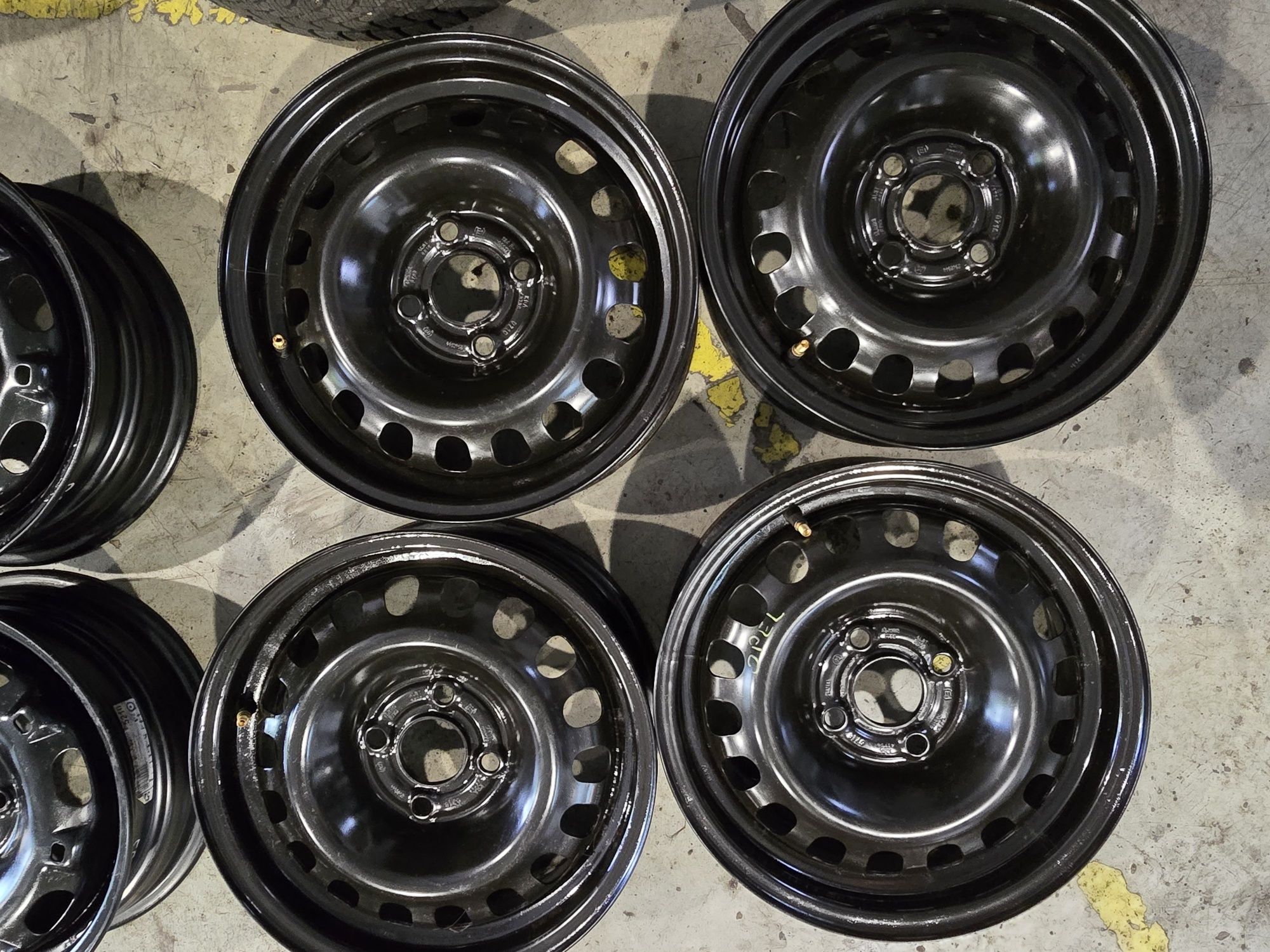 4 jante tablă Opel 4x100 cu senzori