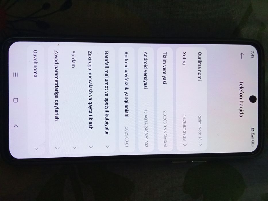 Redmi note 13 ideal