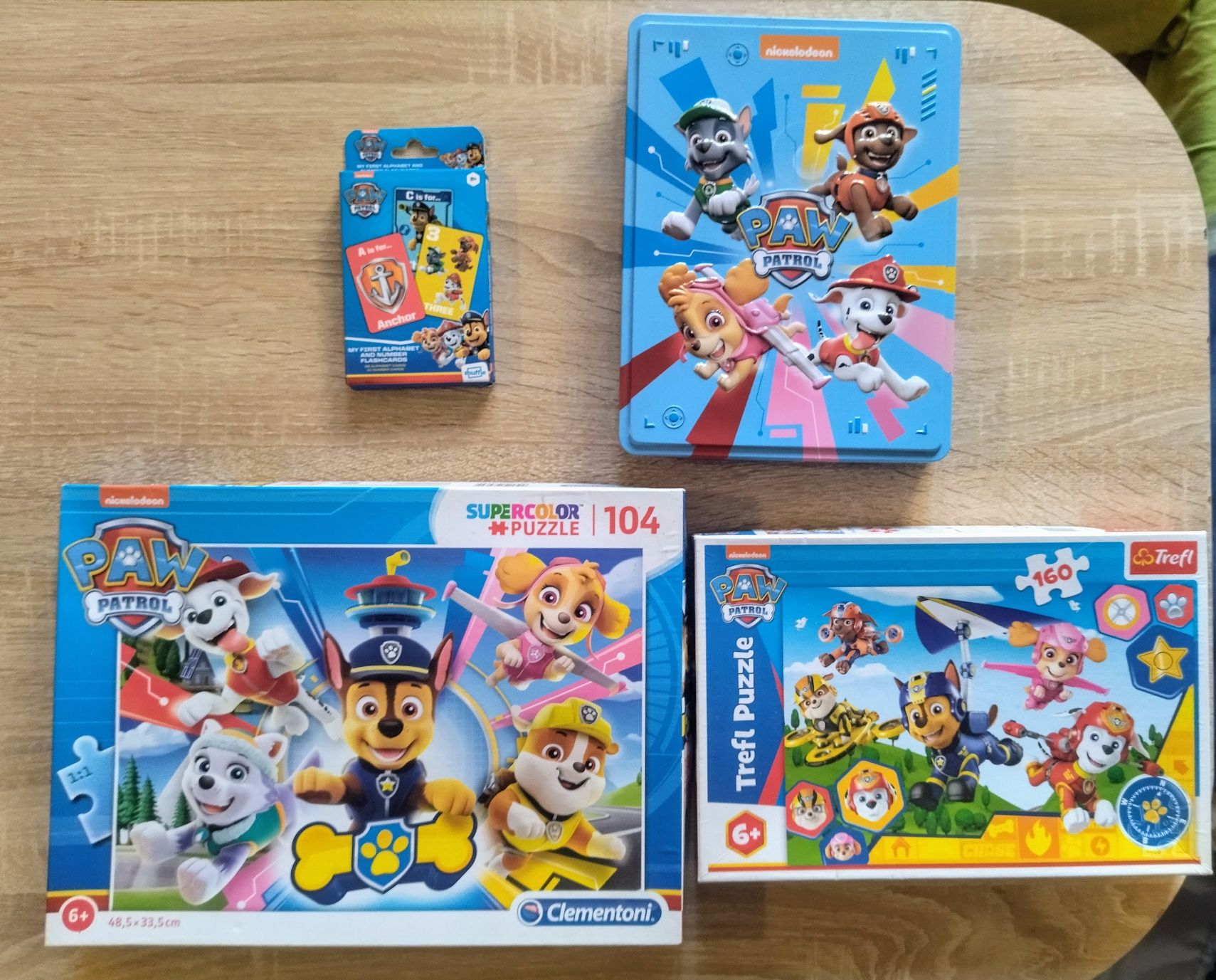 Paw Patrol/Пес Патрул (пъзели, карти, книжки, фигурки).