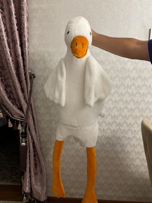 Мягкая игрушка гусь обнимусь