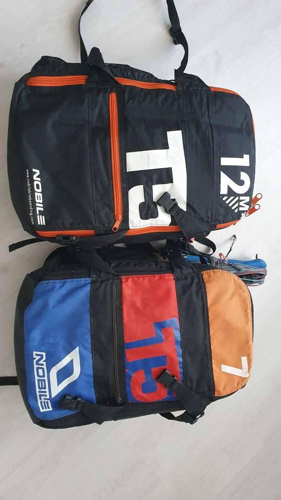 Kitesurfing kite Nobile T5 12 metri complet cu bara