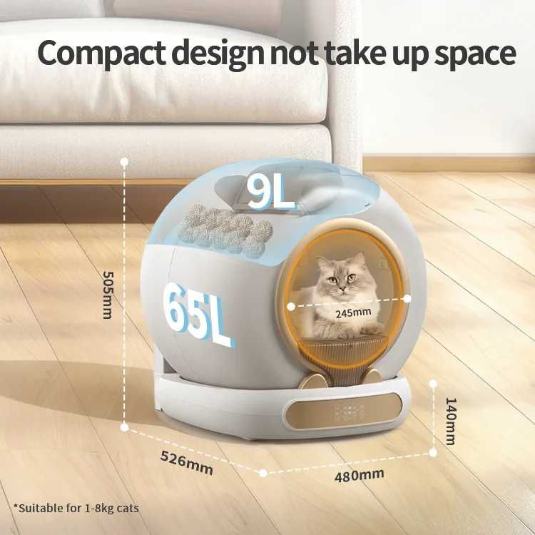 Автоматична самопочистваща смарт тоалетна с Wi-Fi