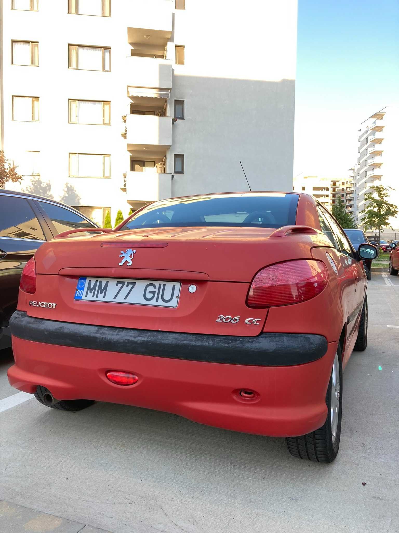 Peugeot 206cc 1.6 Benzina Decapotabila