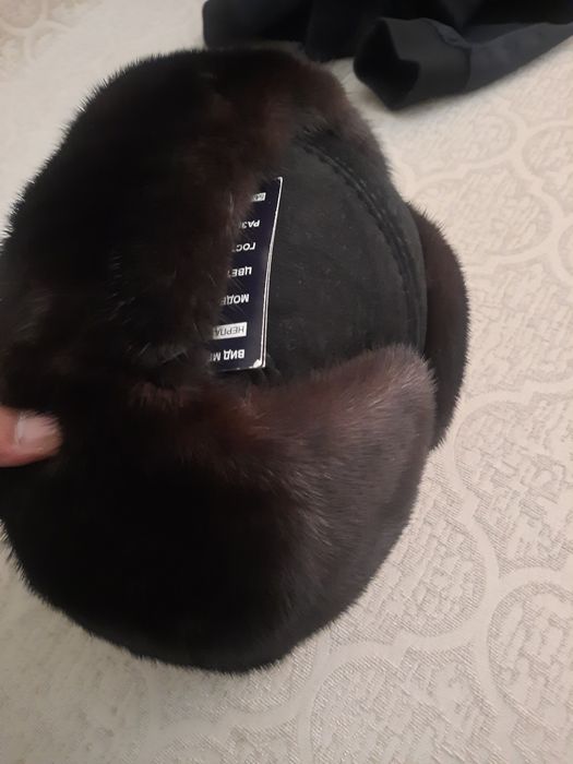 Мужская шапка норковая