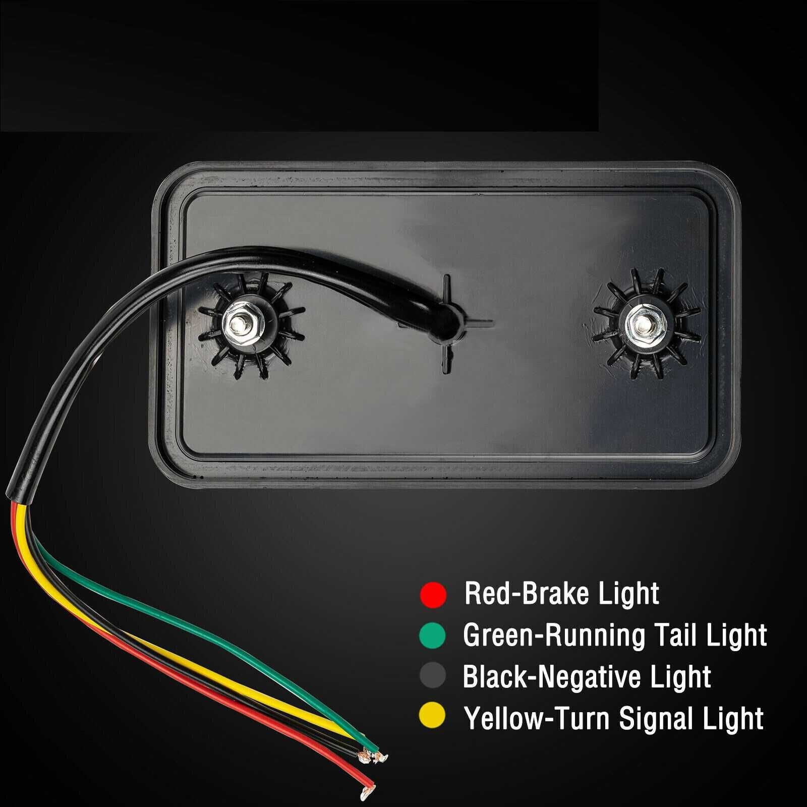 Комплект от 2 броя LED Лед Диодни Стопове Slim 12V 15 cm x 8 cm