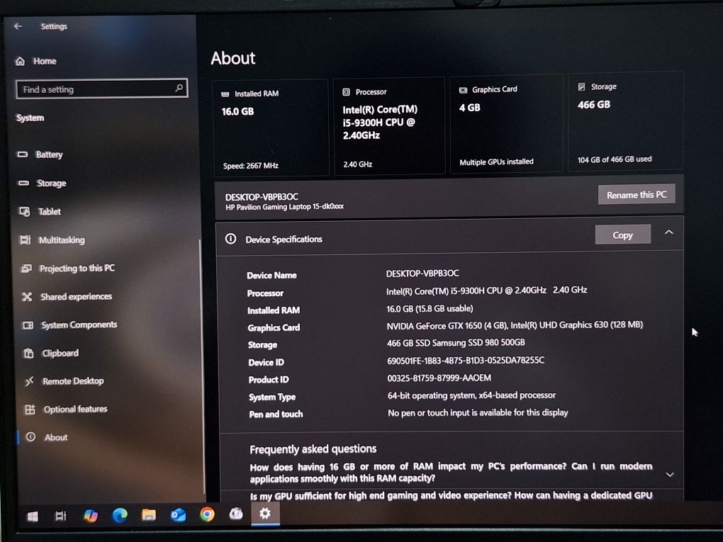 HP Pavilion Noutbuk Sotuvda