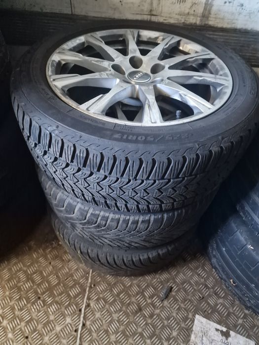 Vand Set Complet Iarna Jante Audi 5x112 17 OEM 225 50 17 A4 A5 A6