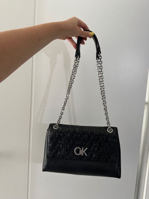 Geantă de umăr, Calvin Klein, negru