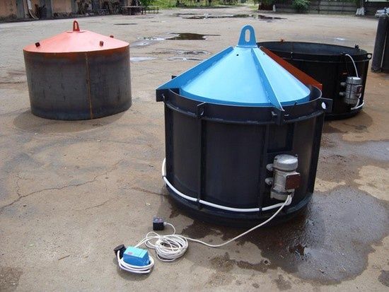 Кофражни калъпи за изливане на бетонови пръстени