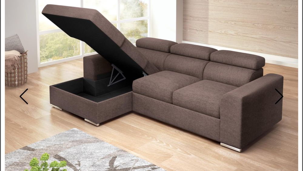 Ъглов диван с опция сън