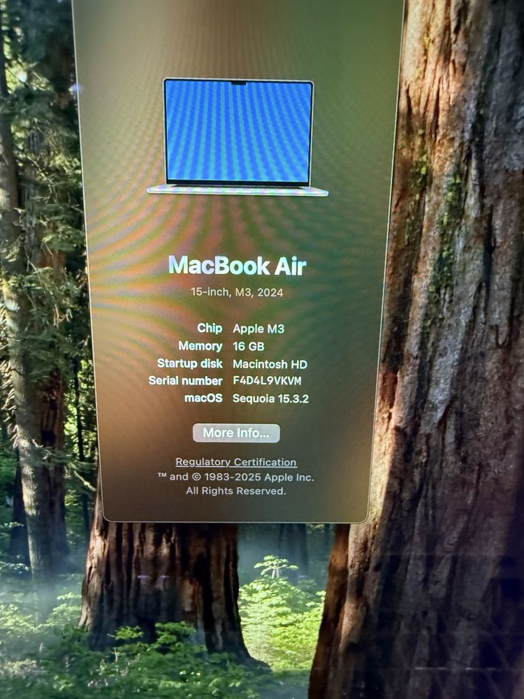 Macbook Air 15 512gb