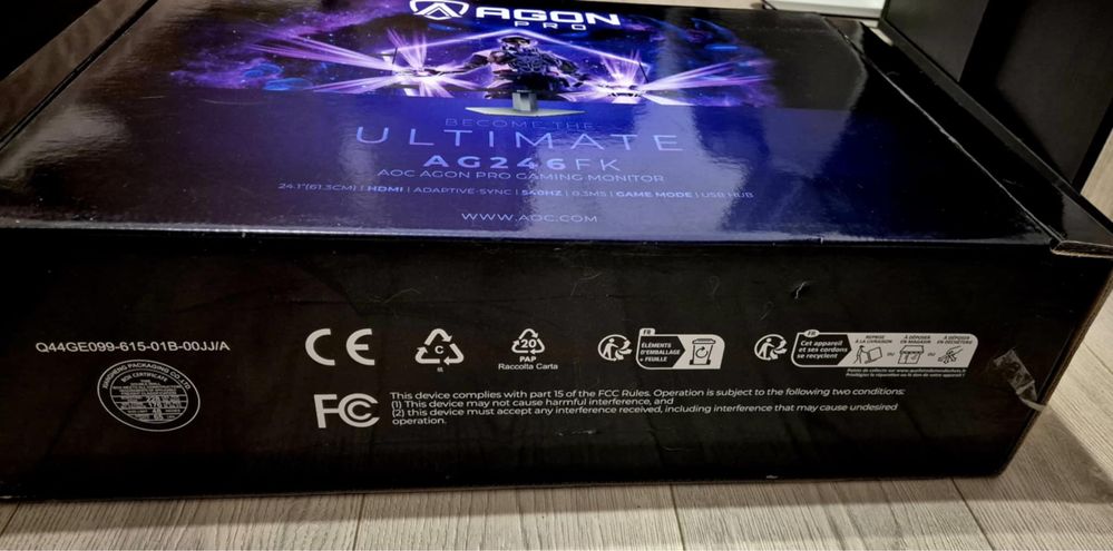 Геймърски монитор AOC AGON PRO AG246FK, 24.1", TN, FHD