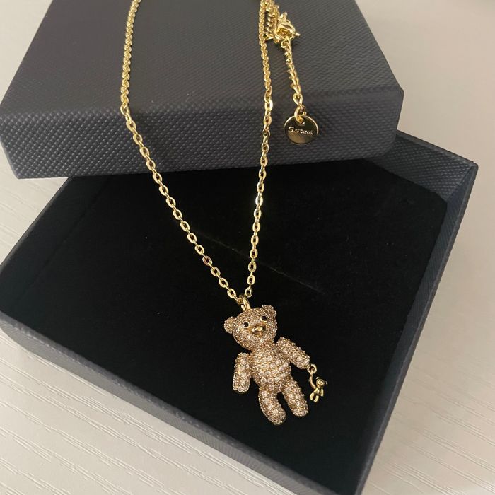 Колиета с мечета камъни Teddy Bear